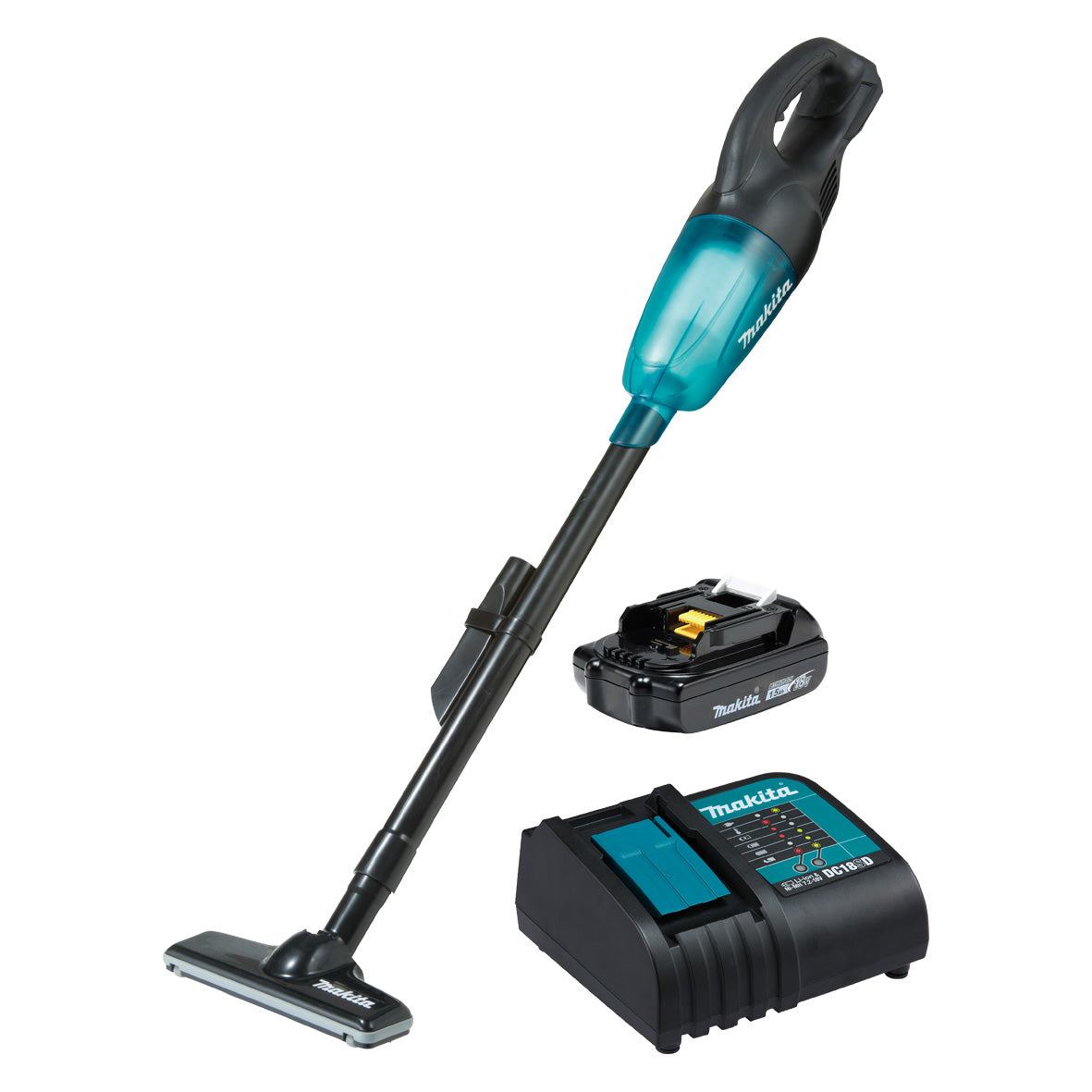 Makita 18V Mobile Stick Vacuum Kit (DCL180SYB)