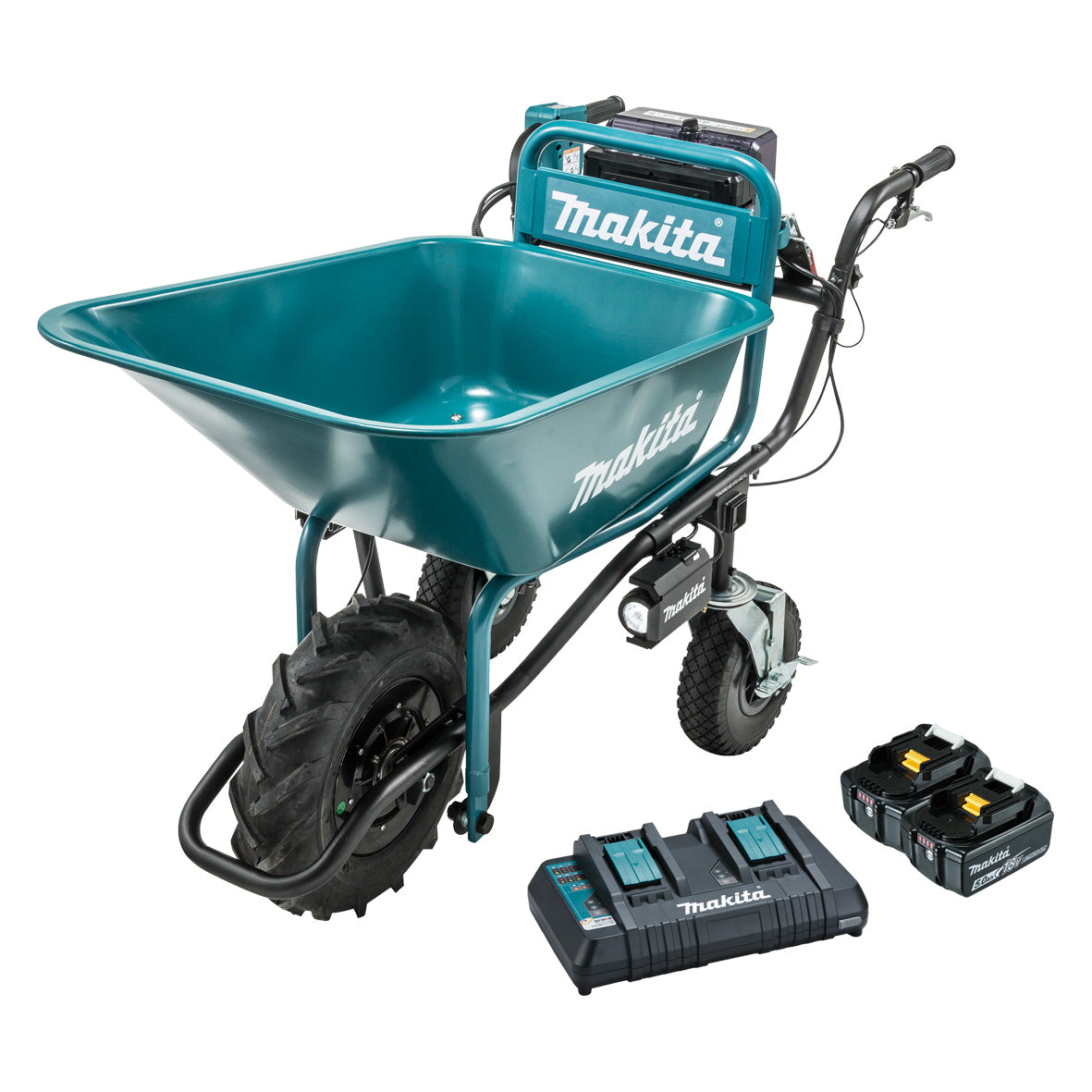 Makita 18V Brushless Wheelbarrow, Bucket Kit (DCU180PT2B)