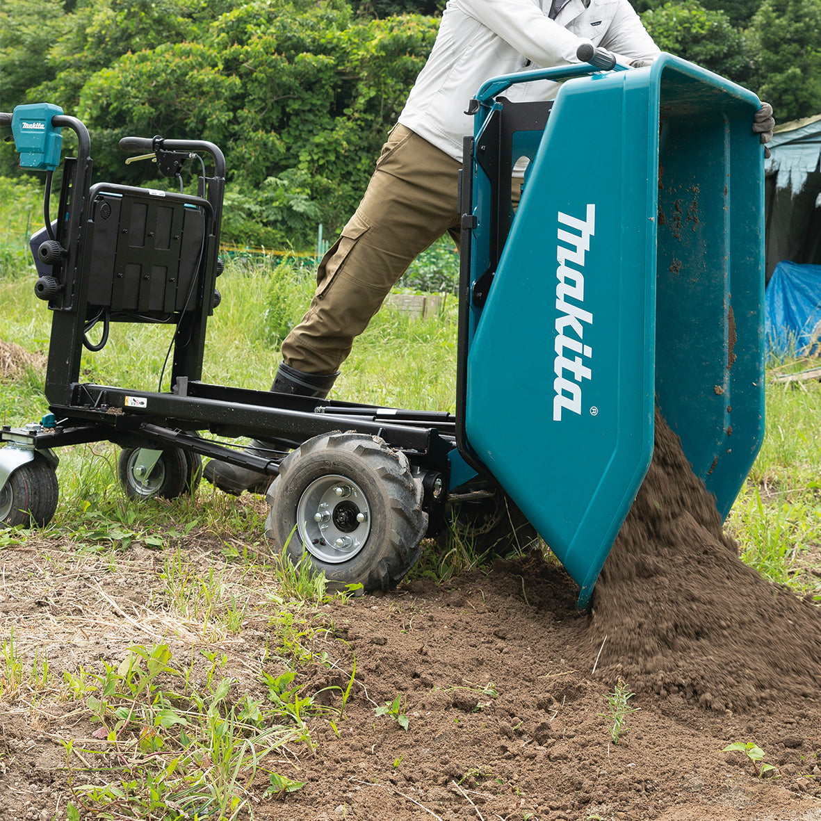 Makita 18Vx2 Brushless Wheelbarrow - Tool Only (DCU603Z)