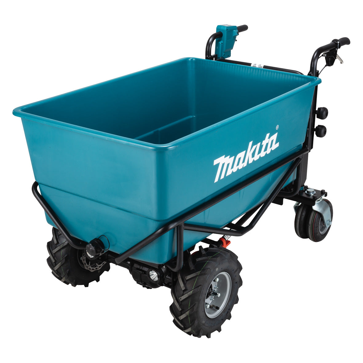 Makita 18Vx2 Brushless Wheelbarrow with flat bucket - Tool Only (DCU605Z)