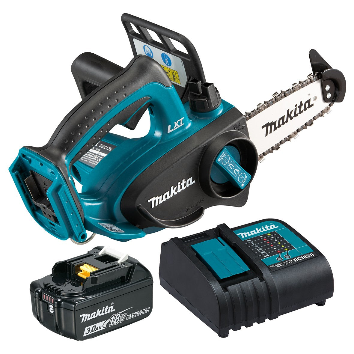 Makita 18V Chainsaw 115mm (4.5") Kit (DUC122SF)