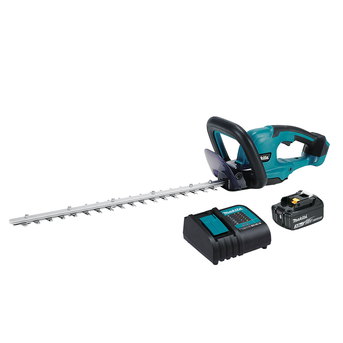 Makita 18V 500mm Hedge Trimmer Kit - Includes 1 x 3.0Ah Battery & Charger (DUH507SF)