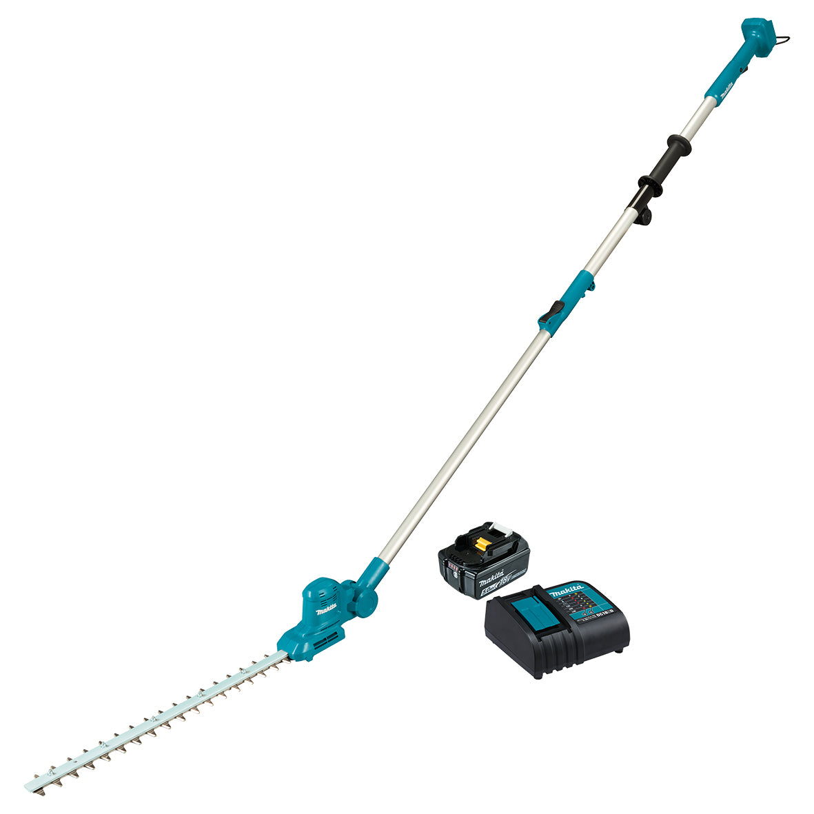 Makita 18V 460mm Pole Hedge Trimmer Kit - Includes 1 x 3.0Ah Battery & Charger (DUN461WSF)