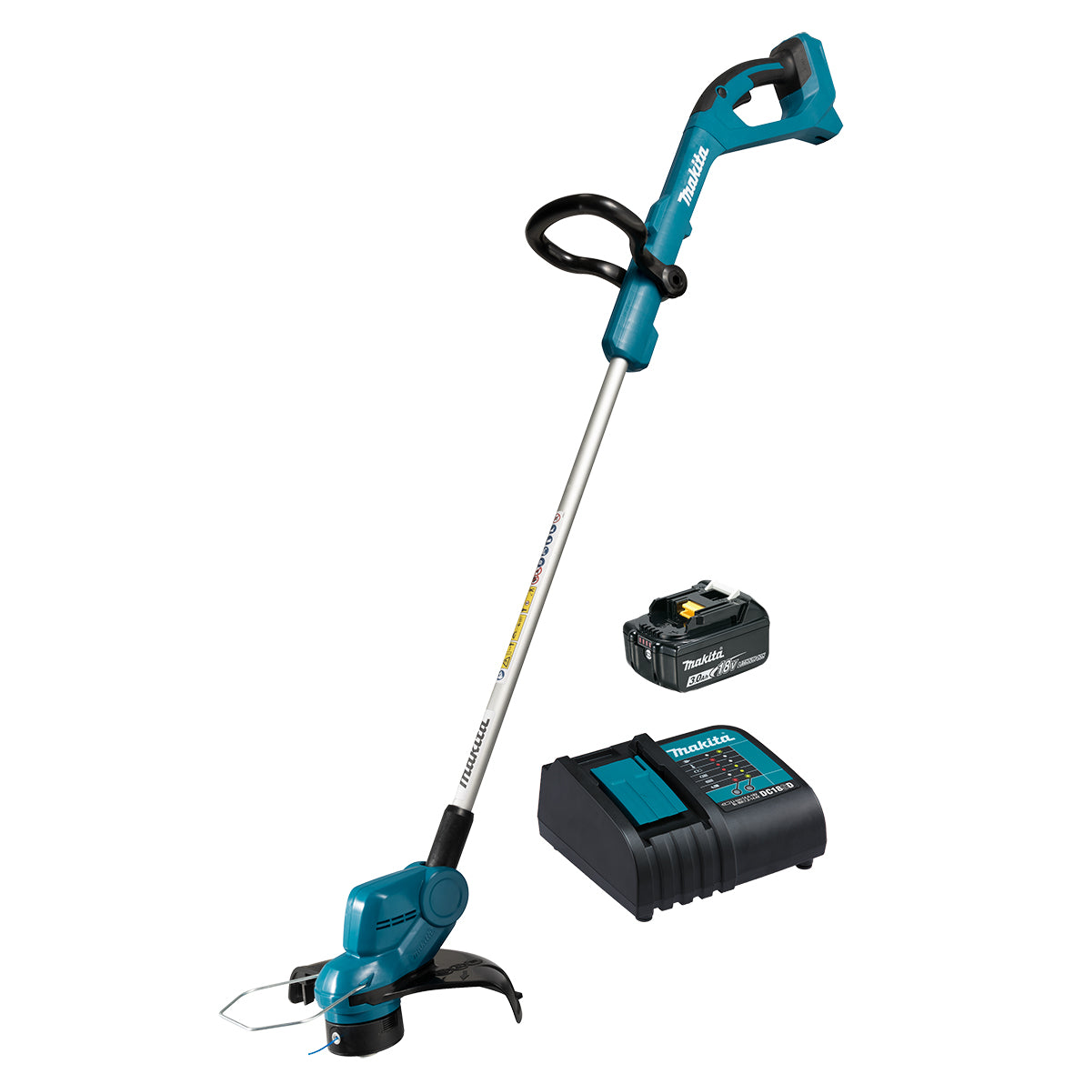 Makita 18V Line Trimmer Kit - Includes 1 x 3.0Ah Battery & Charger (DUR193SF)