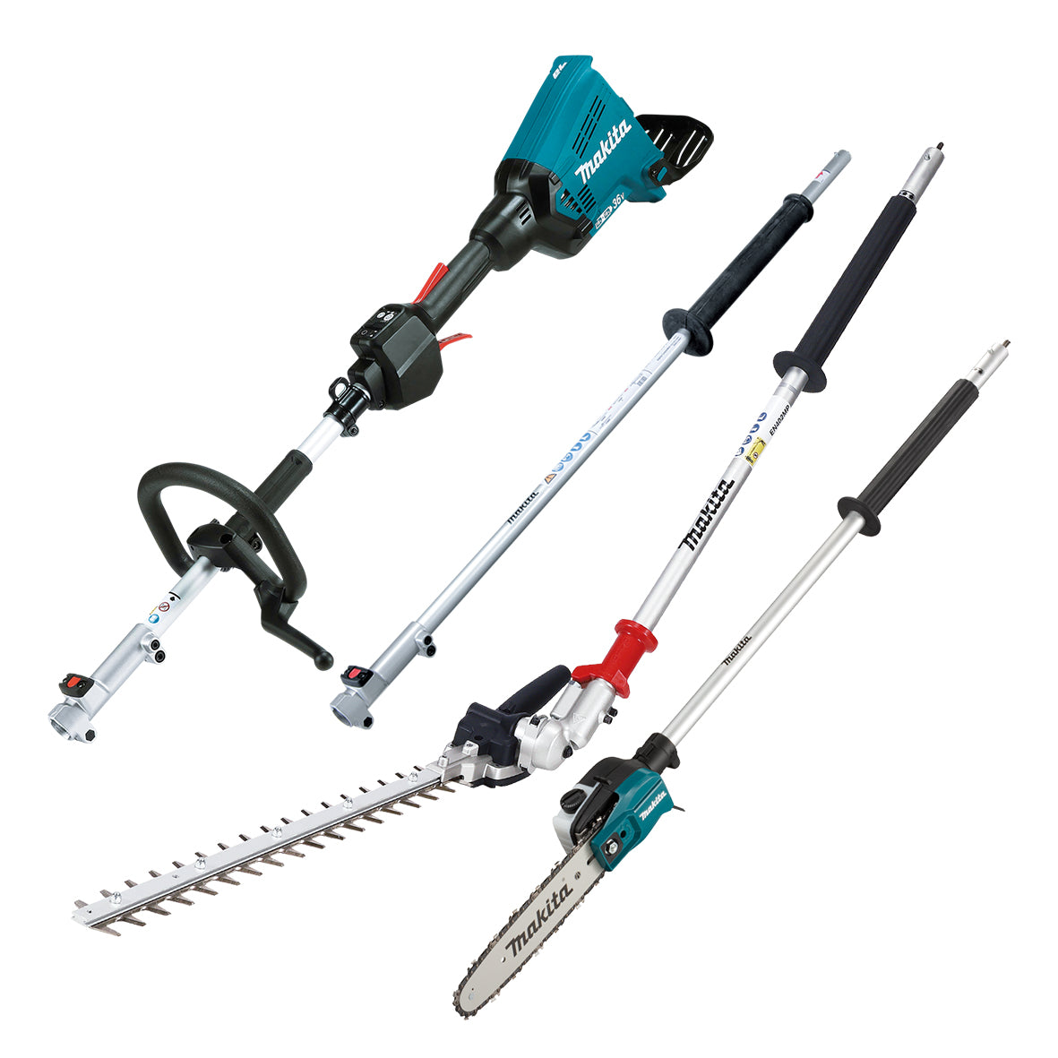 Makita 18Vx2 Brushless Multi-Function Powerhead, Pole Hedge Trimmer and Saw  - Tool Only (DUX60ZPSH)