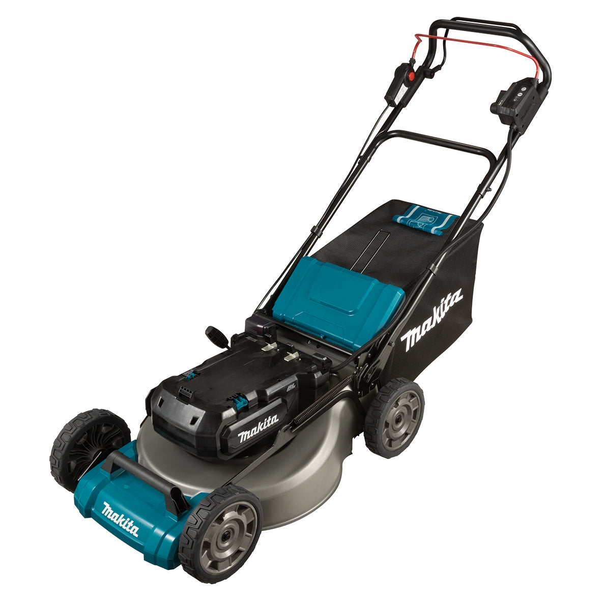 Makita Direct Connection BRUSHLESS Self-Propelled 534mm (21") Lawn Mower, Heavy Duty Steel Deck - Tool Only 
(Requires Portable Power Supply / Battery Backpack Adaptor) (LM001CZX1)