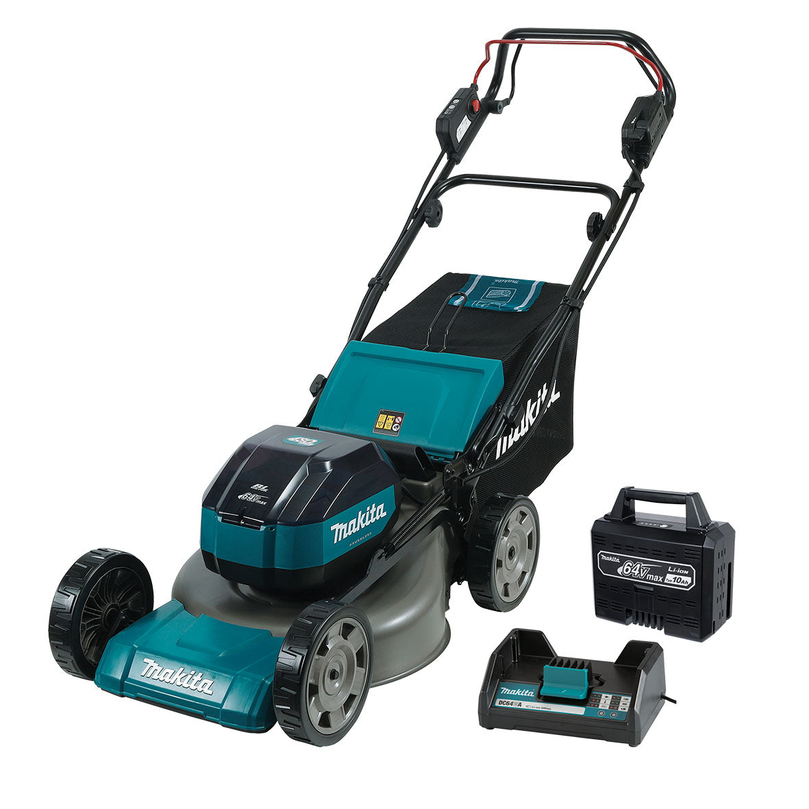 Makita 64V Max Brushless Self Propelled 480mm Lawn Mower Kit (LM003JB103)