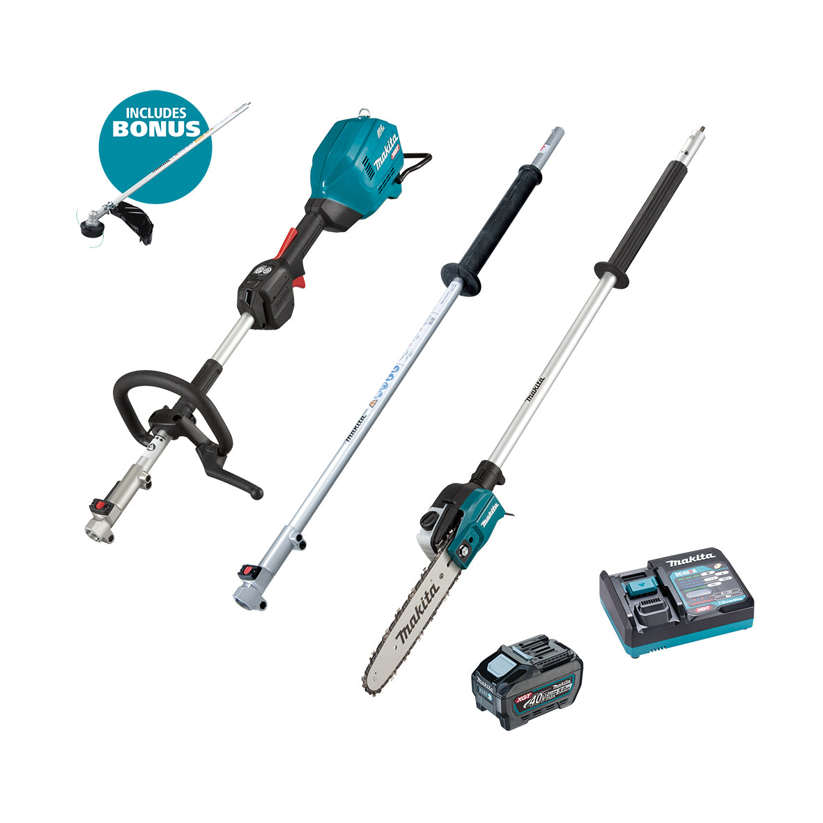 Makita 40V Max Brushless Multi-Function Powerhead Kit (UX01GT102-B)