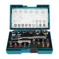 Makita 21pc Mini Rachet Handle Driver & Socket Set (B-54081)